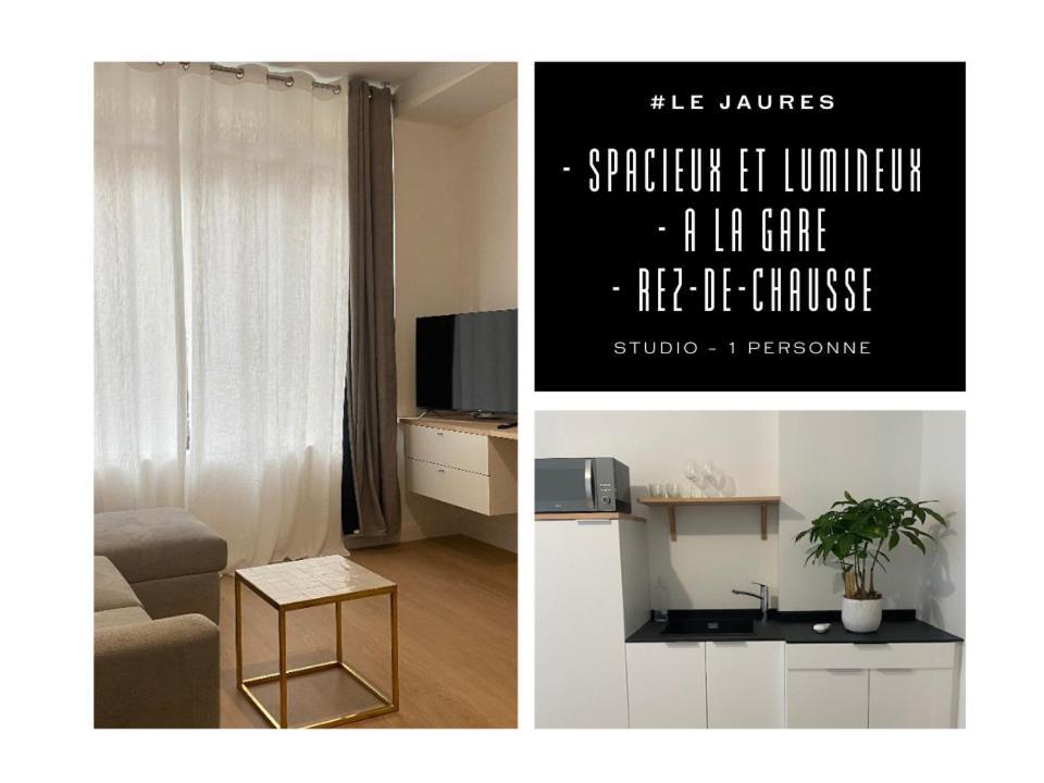 #Le Jaures - Studio A La Gare - Neuf Et Lumineux Brive-la-Gaillarde Luaran gambar